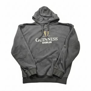 ​Guinness Official Merchandise Black Dublin Harp Hoodie Large